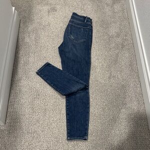 Frame Denim Dark Blue Skinny Jeans